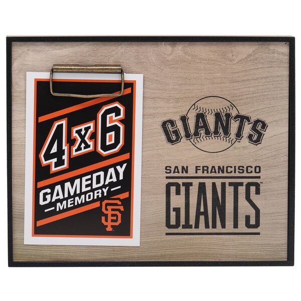 San Francisco Giants Team Logo 4" X 6" Photo Frame Open Road Brands